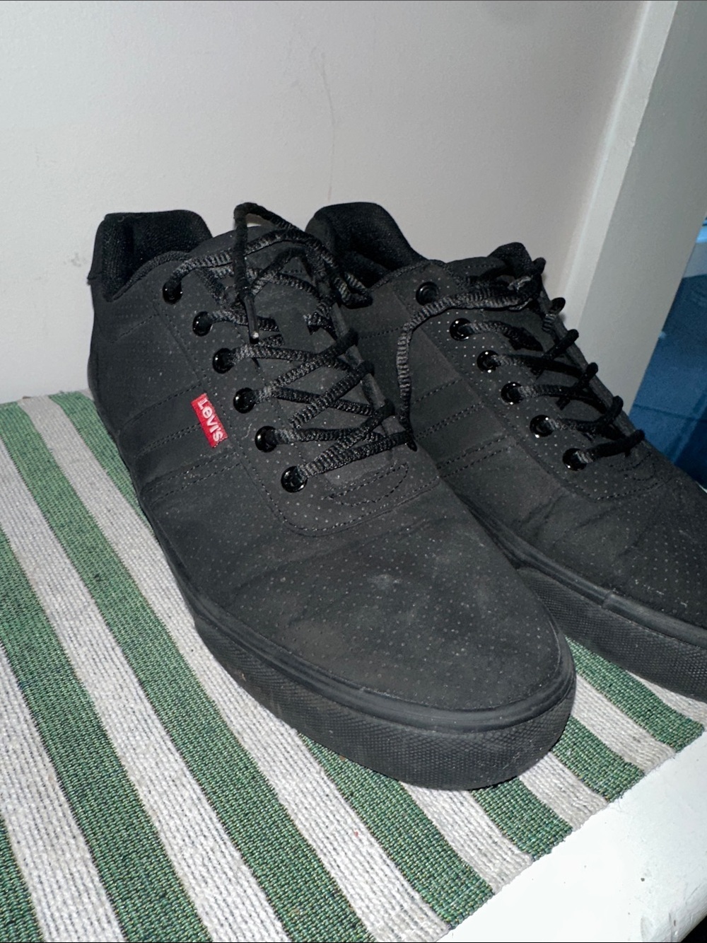 Levi's Men's All-Black Low-Top Skate Sneakers